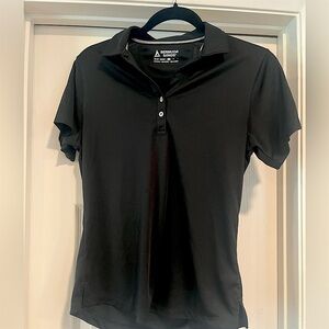 Spring hobbies! Women’s Black Golf Shirt Sz S